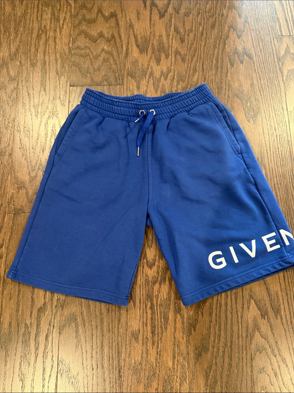 Givenchy Royal Blue Men's Logo Athletic Shorts